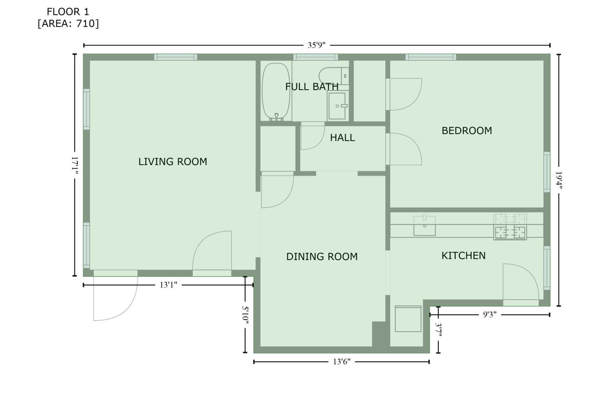 Apartment Modern Free Parking Prime Location
